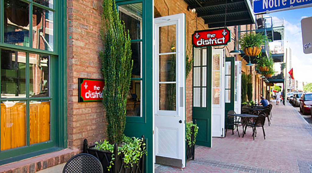 District Lounge representing an event location recommended by directory The Event Glossary in New Orleans, LA